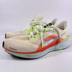 Nike Mens Air Zoom Pegasus 41 FD2722-100 White Crimson Running Shoes Sz 14